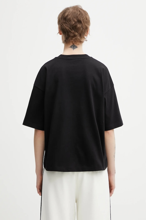Oblečení Bavlněné tričko Carhartt WIP W SS Signet T-Shirt I036035.K02XX černá