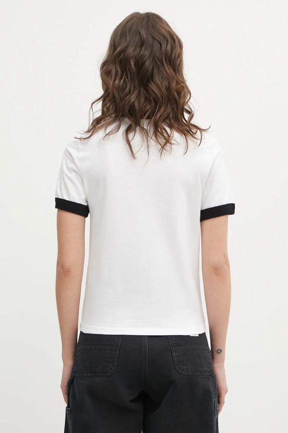Clothing Carhartt WIP cotton t-shirt W SS Reminiscing Ringer T-S I036034.260 white