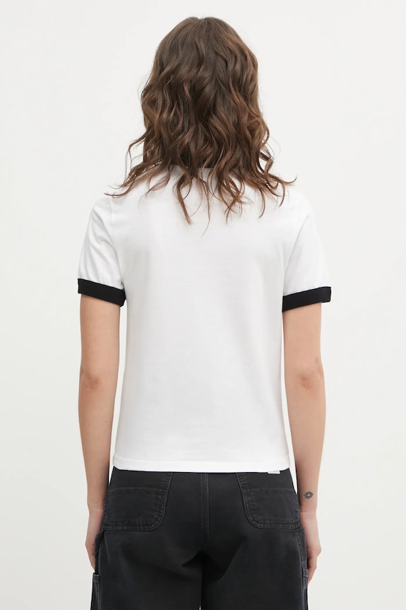 Clothing Carhartt WIP cotton t-shirt W SS Reminiscing Ringer T-S I036034.260 white