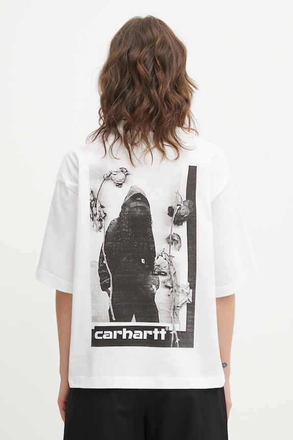 Clothing Carhartt WIP t-shirt W SS Archive Script T-Shirt I036042.02XX white
