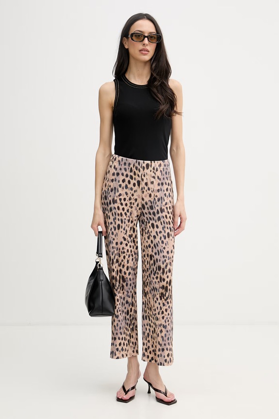 Mos Mosh top pentru femei, cu bumbac Ara 177230 negru SS26