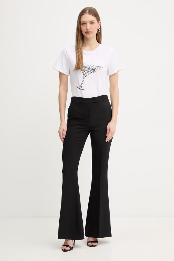 Liu Jo t-shirt bawełniany WA6237.JS923 biały SS26
