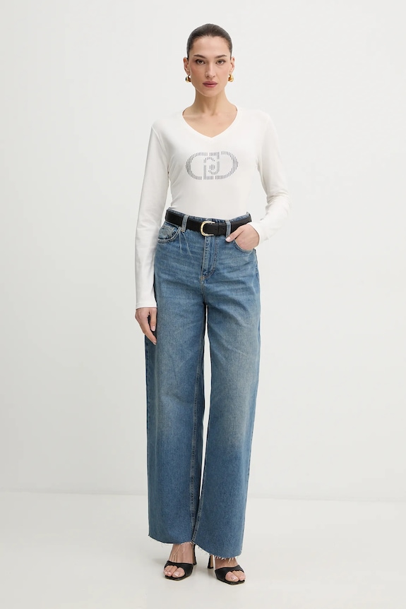 Liu Jo longsleeve TA6053.JS003 beżowy SS26