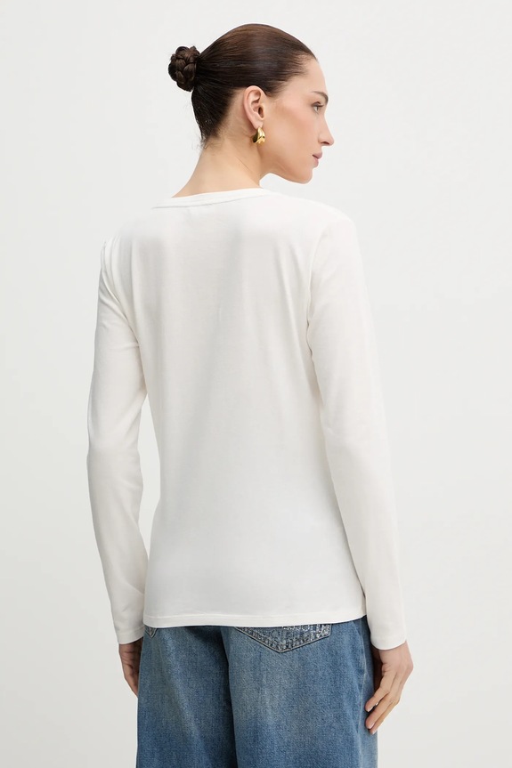 Odzież Liu Jo longsleeve TA6053.JS003 beżowy