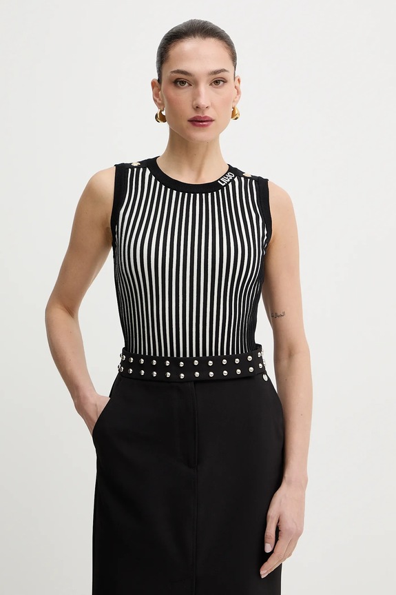 Liu Jo top curele negru TA6064.MS55N