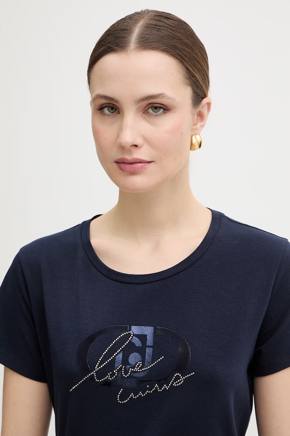 Liu Jo t-shirt blu navy TA6287.JS003