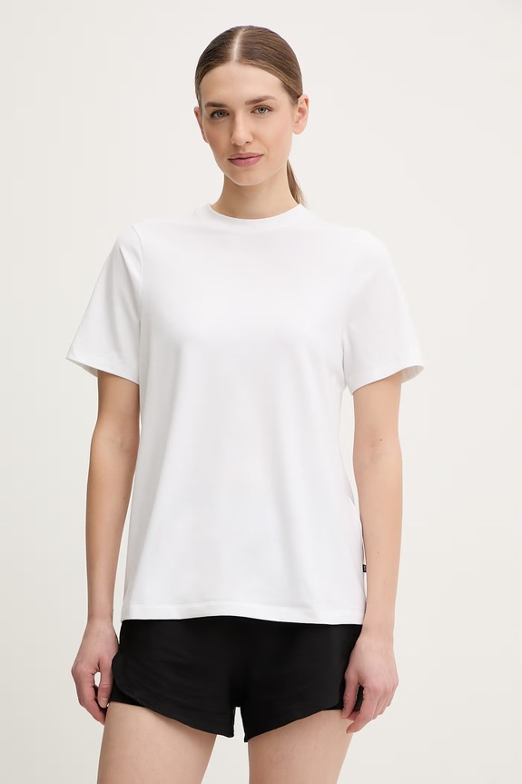 On tricou de antrenament Focus uni alb 1WF10390069