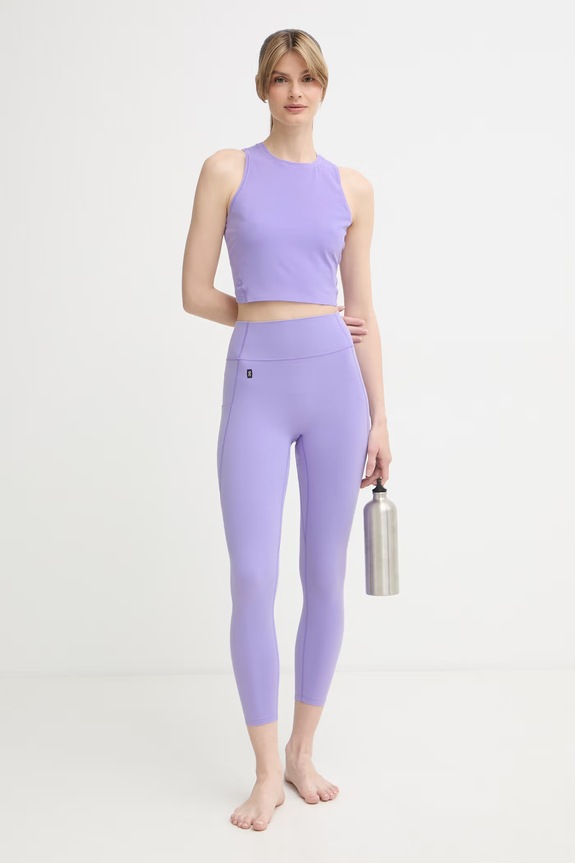 On crop top damski Studio 1WF12414363 fioletowy SS26