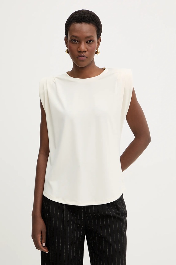 MICHAEL Michael Kors t-shirt elasztánnal bézs MR6531FH6J
