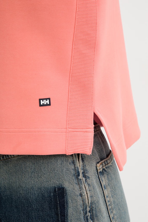 Helly Hansen top ženski z bombažem CAPRI 54570 roza