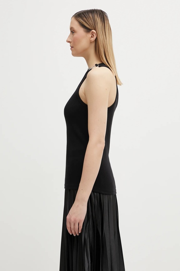 Pamučni top Jean Paul GAULTIER Overall Engraved 25.03.U.TO380.J014 crna SS26
