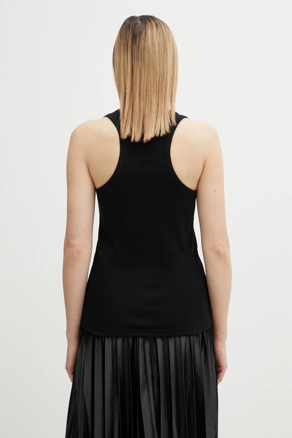 Odjeća Pamučni top Jean Paul GAULTIER Overall Engraved 25.03.U.TO380.J014 crna