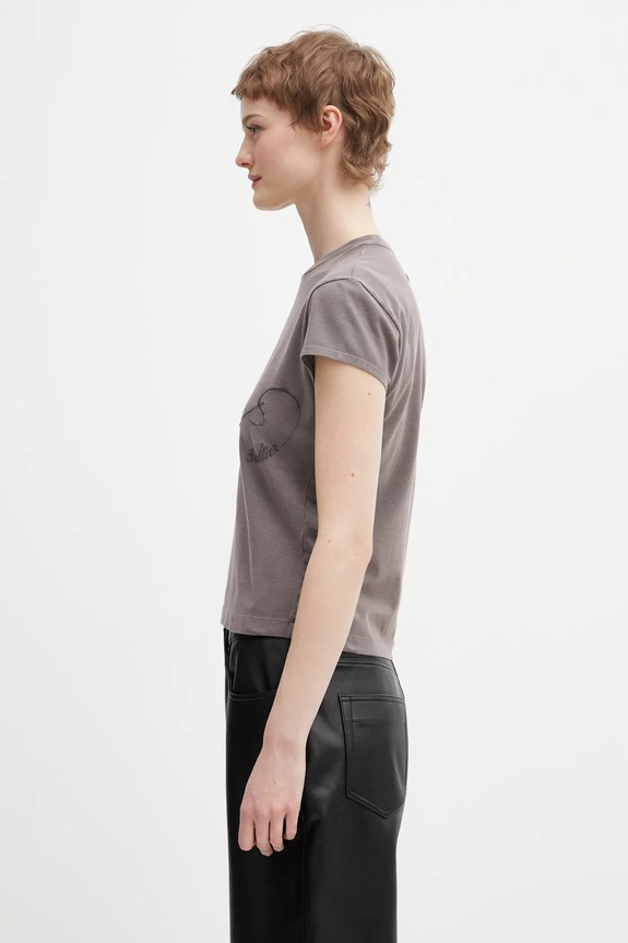 Jean Paul GAULTIER t-shirt Needles 26.01.W.TO404.J032 marrone SS26