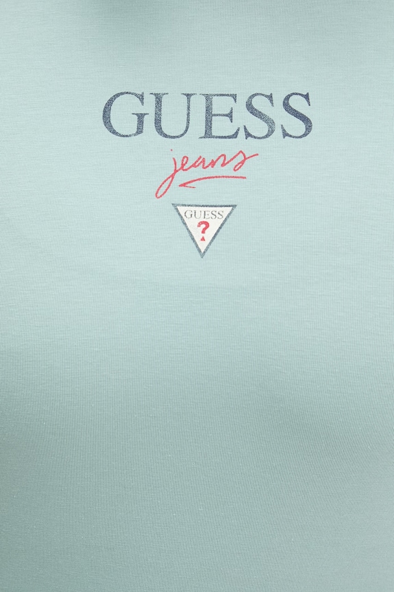 Guess Jeans tricou W6RI15.J1314 turcoaz