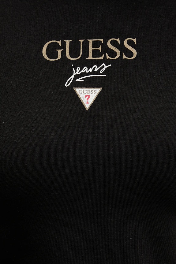 Tričko Guess Jeans W6RI15.J1314 čierna