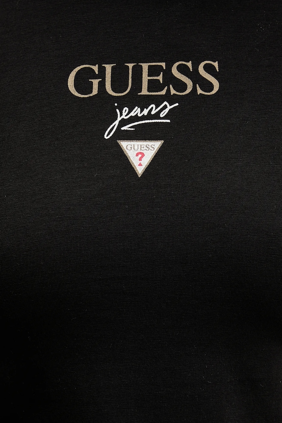 Tričko Guess Jeans W6RI15.J1314 čierna