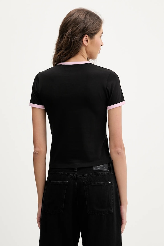 Odzież Guess Jeans t-shirt W6RI16.J1314 czarny