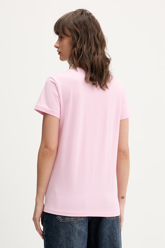 Odzież Guess Jeans t-shirt W6RI18.J1314 różowy