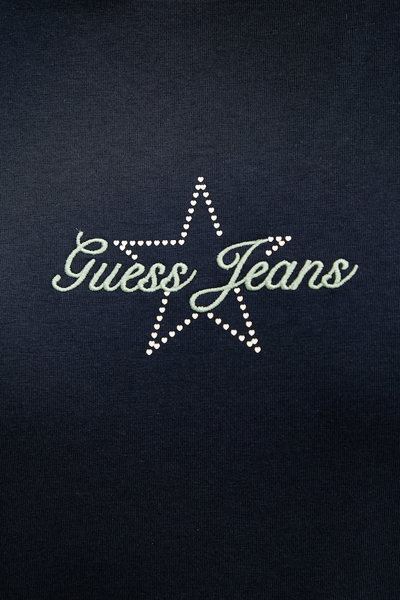 Guess Jeans tricou bleumarin W6RI18.J1314