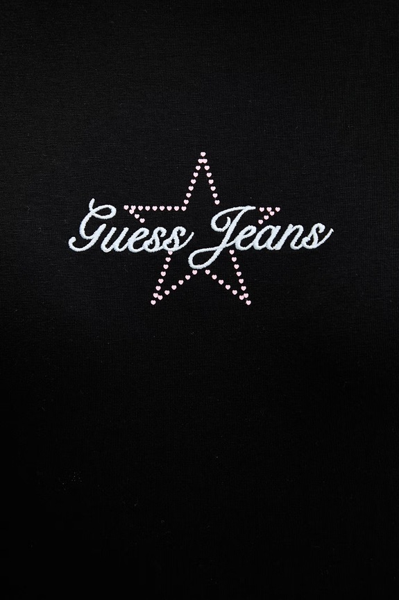 Guess Jeans tricou W6RI18.J1314 negru