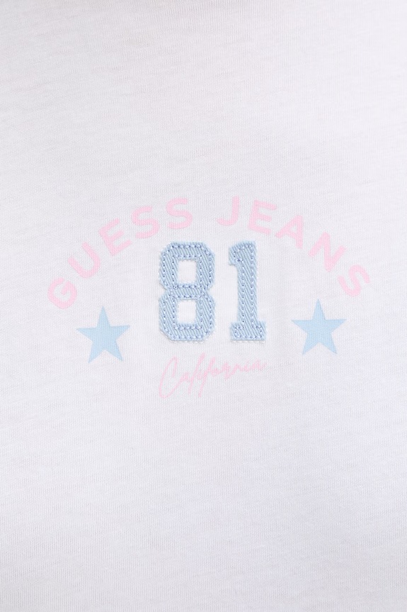 Pamučna majica Guess Jeans W6RI20.K8HM0 bijela