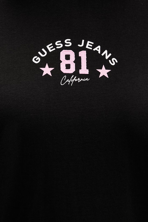 Pamučna majica Guess Jeans W6RI20.K8HM0 crna