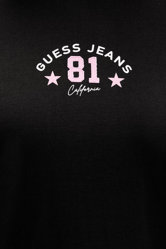 Pamučna majica Guess Jeans W6RI20.K8HM0 crna