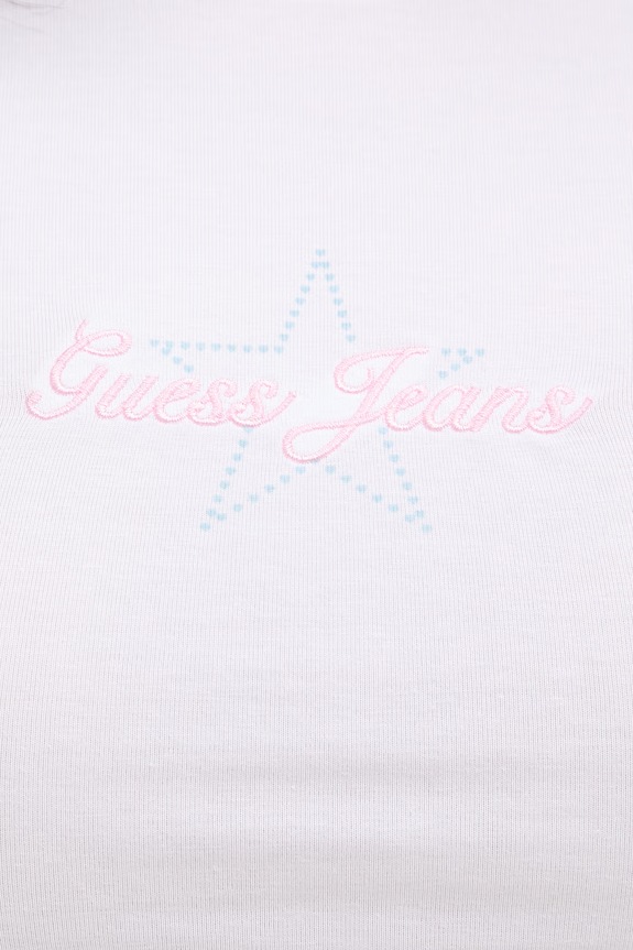 Tričko Guess Jeans W6RI21.J1314 biela