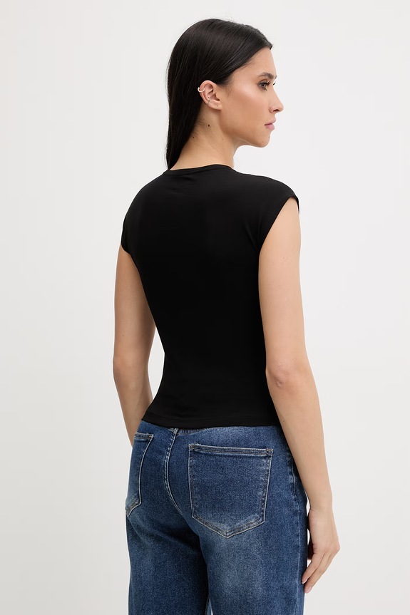 Oblečenie Tričko Guess Jeans W6RI21.J1314 čierna