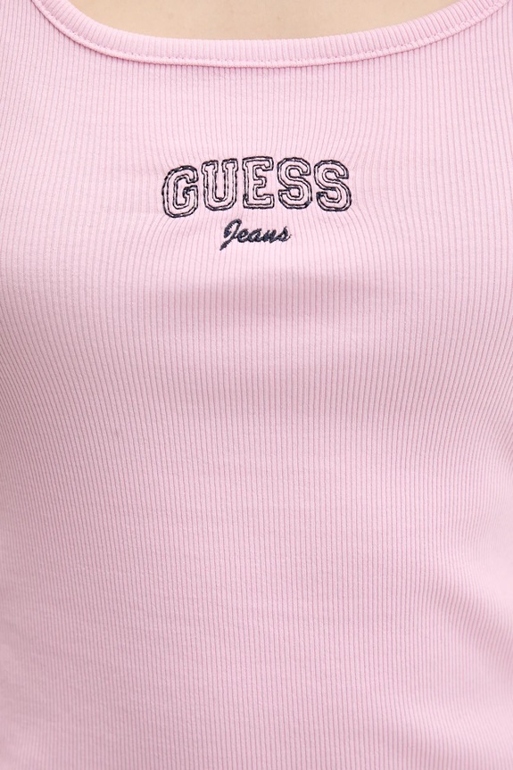 Guess Jeans top W6RP20.KA0H1 różowy