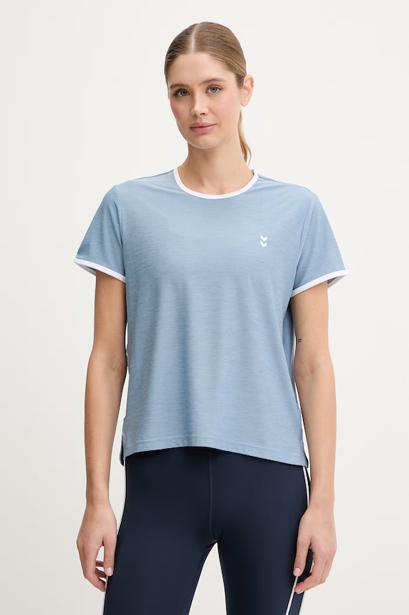 Hummel t-shirt treningowy pozostałe niebieski 232222
