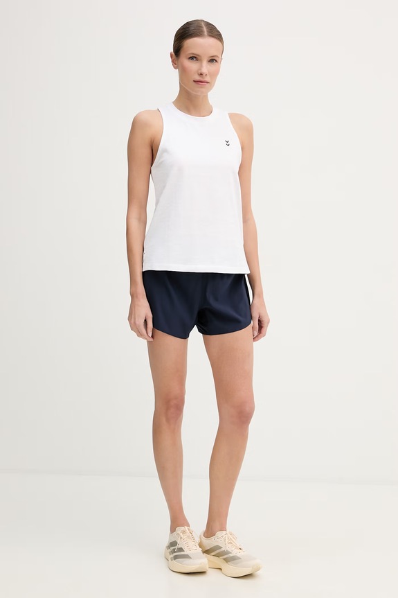 Top za jogo Hummel 232399 bela SS26