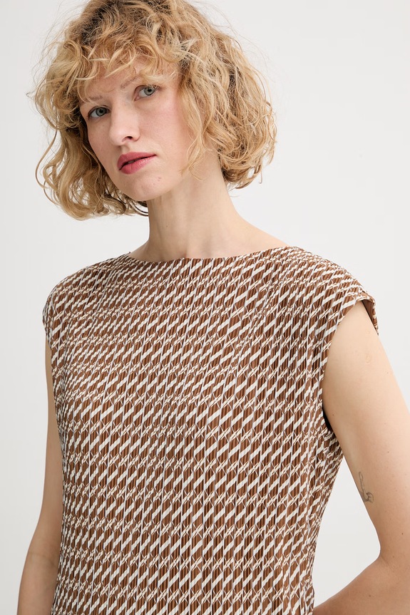 Calvin Klein blúzka dámska hnedá LV044F255G