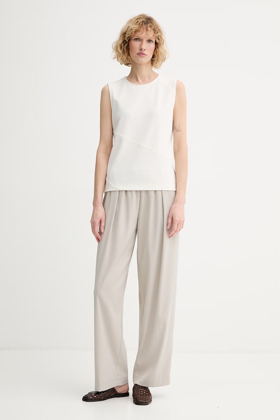 Calvin Klein blúzka dámska LV044F267G béžová SS26