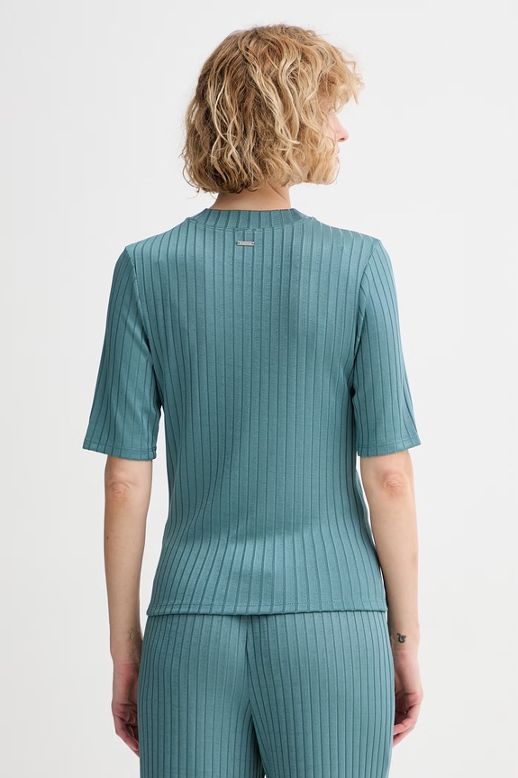 Oblečenie Calvin Klein tričko dámske LV044F274G tyrkysová