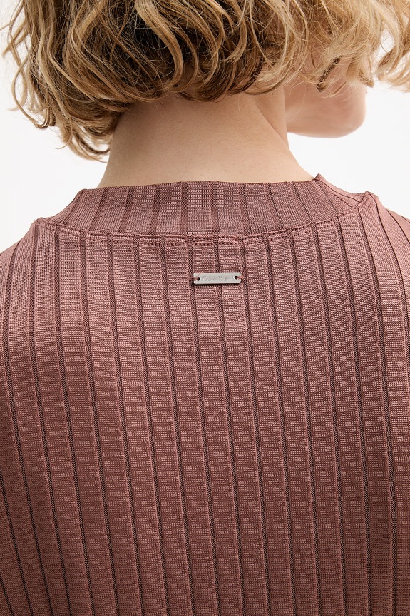 Calvin Klein tričko dámske hnedá LV044F274G