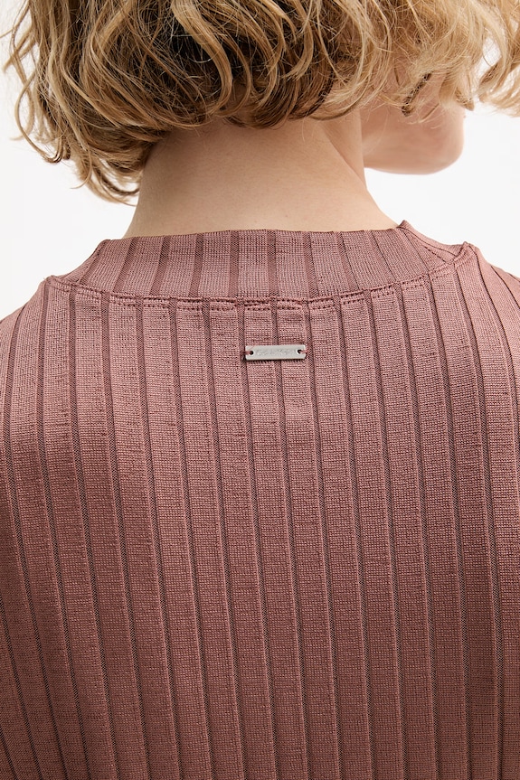 Calvin Klein tričko dámske hnedá LV044F274G