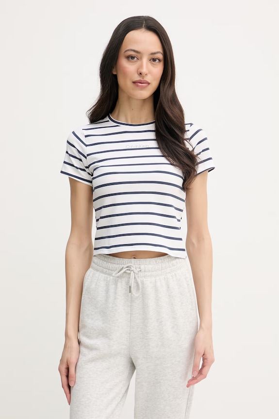 Calvin Klein Underwear tričko dámske s bavlnou biela LV00QS7649