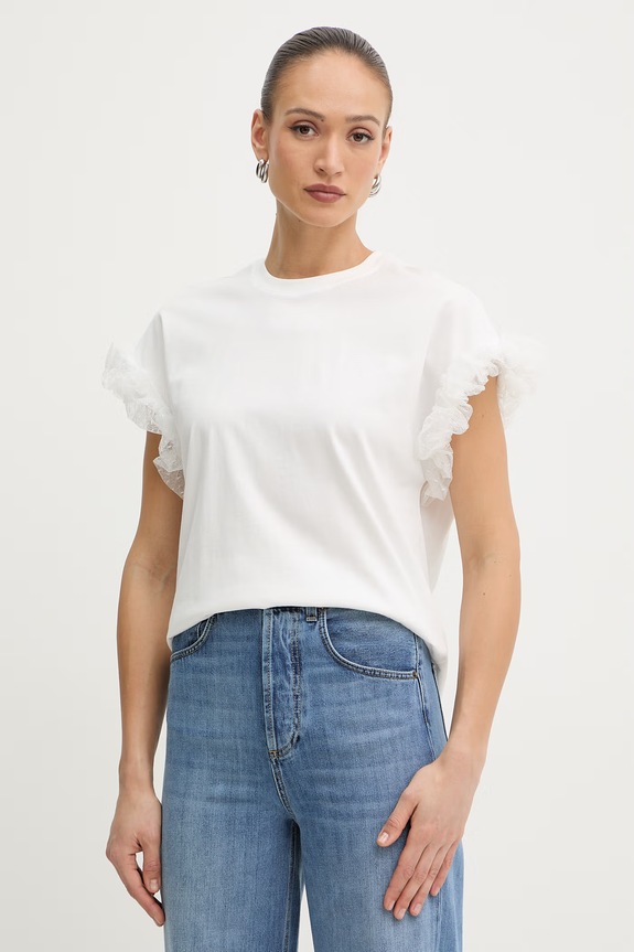 Twinset t-shirt damski biały 261TP204A