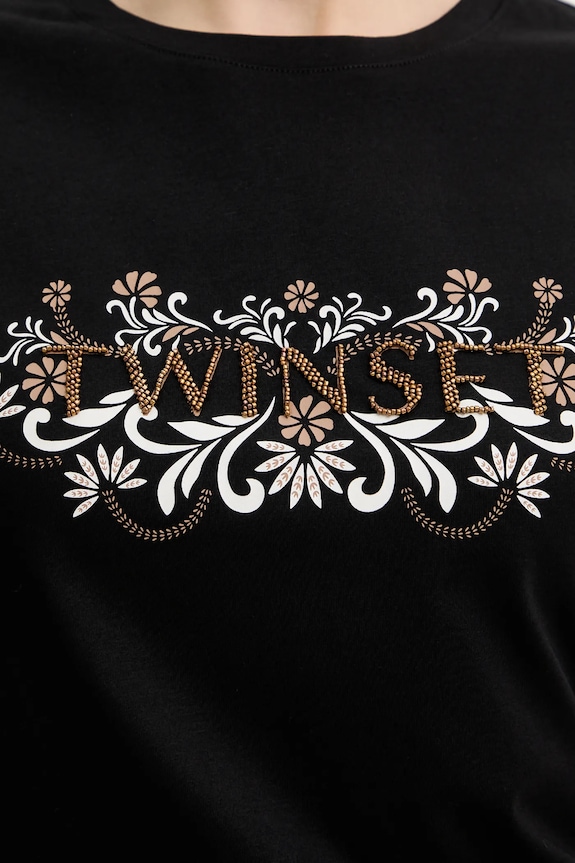 Twinset t-shirt 261LB2NFF czarny