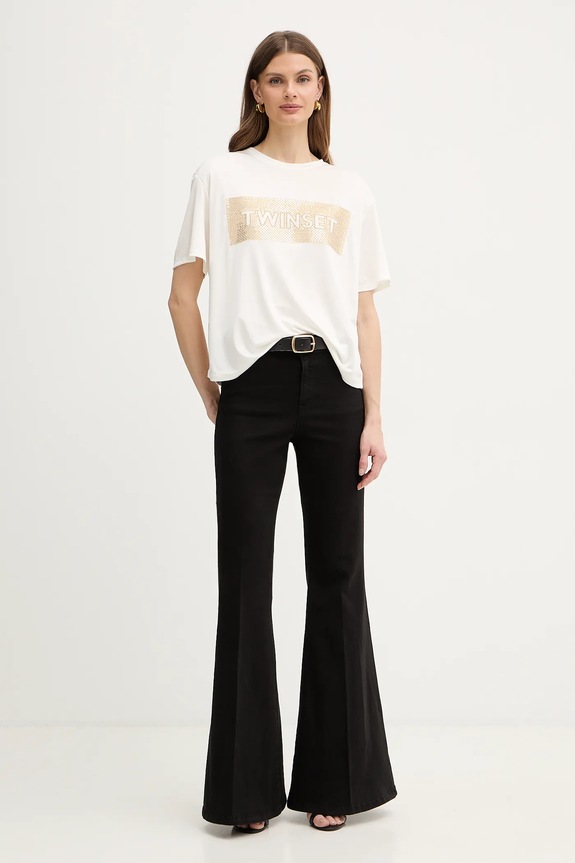 Twinset t-shirt 261LB2SAA bézs SS26