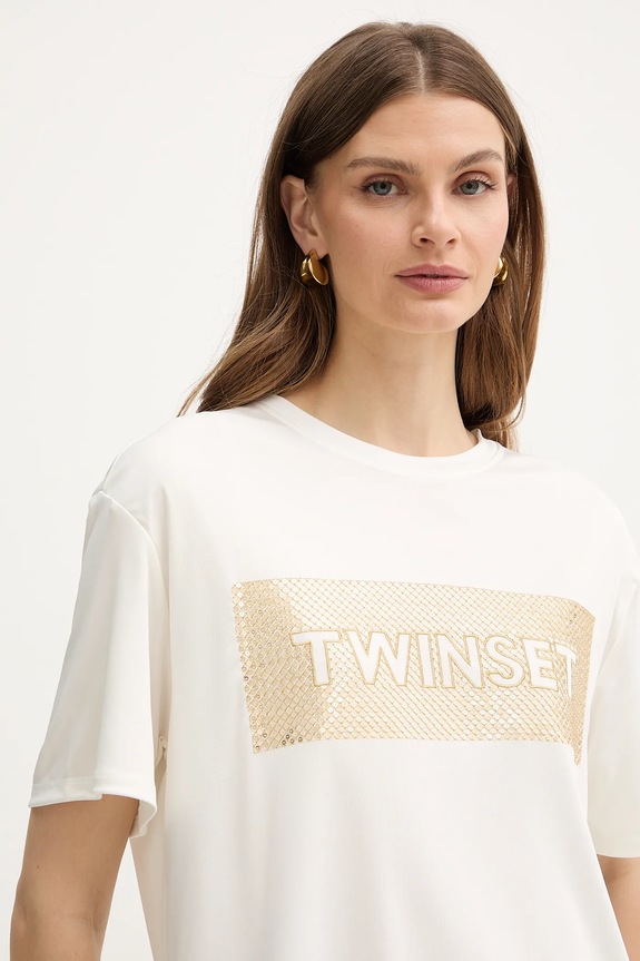 Twinset t-shirt bézs 261LB2SAA