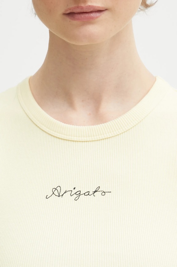 Top AXEL ARIGATO Scoop Ribbed Tank žlutá A3868001
