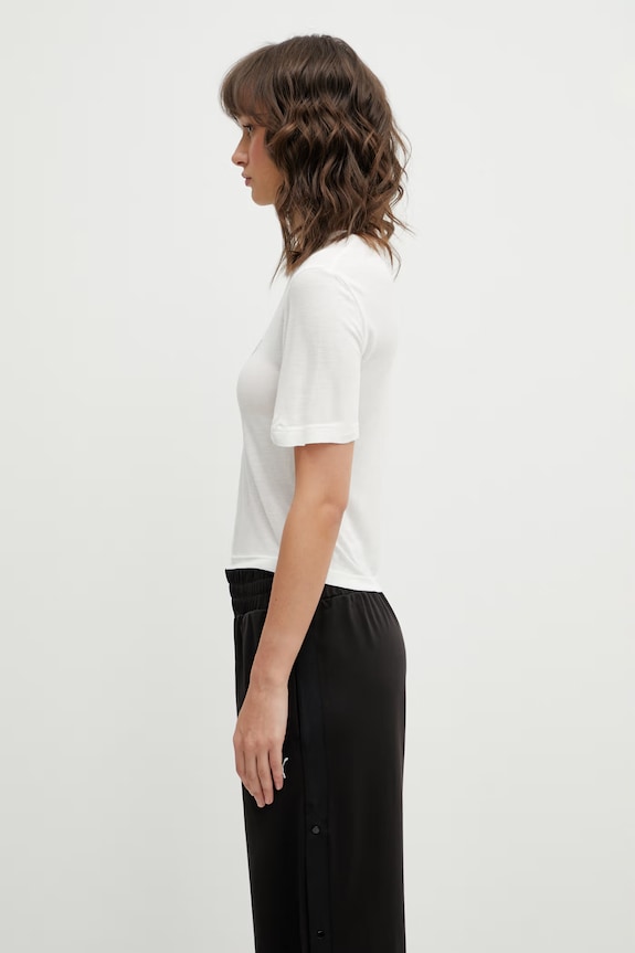 Тениска Axel Arigato Arigato Sheer Top A3826002 бял SS26
