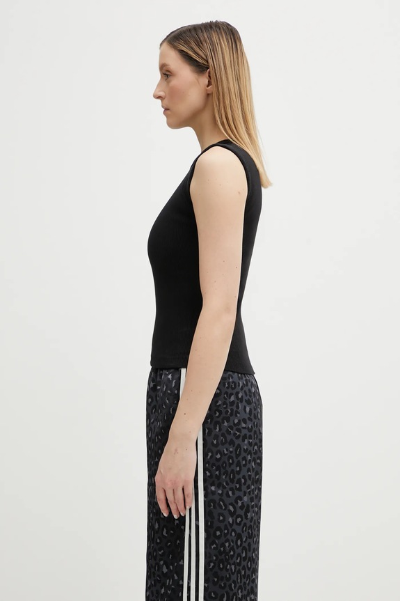Top Axel Arigato Scoop Ribbed Tank A3868002 crna SS26