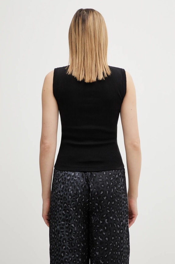 Odjeća Top Axel Arigato Scoop Ribbed Tank A3868002 crna