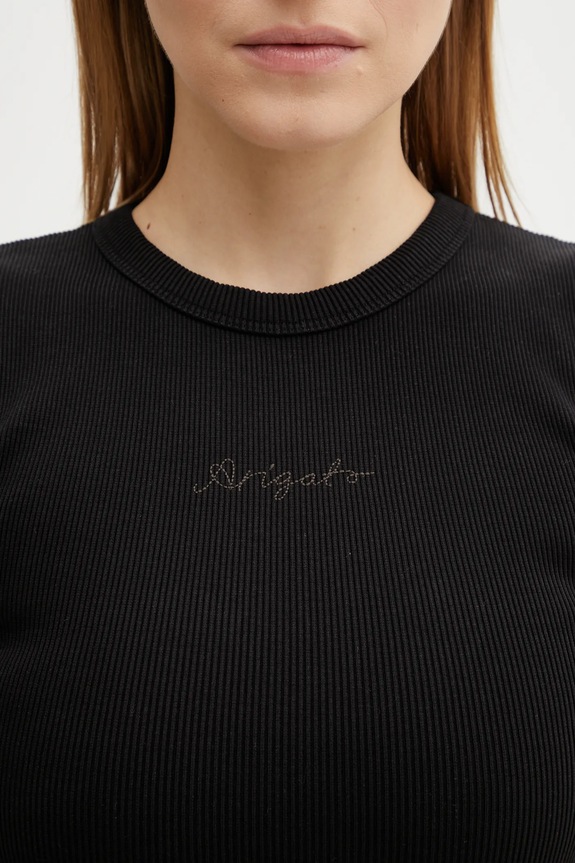 Top Axel Arigato Scoop Ribbed Tank crna A3868002
