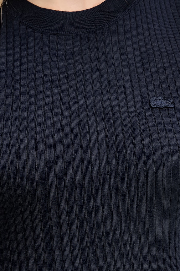 Lacoste top tricotat pentru femei, din in AF9988 bleumarin