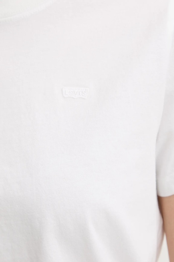 Levi's T-shirt basic damski bawełniany T2 PERFECT 005J2 biały