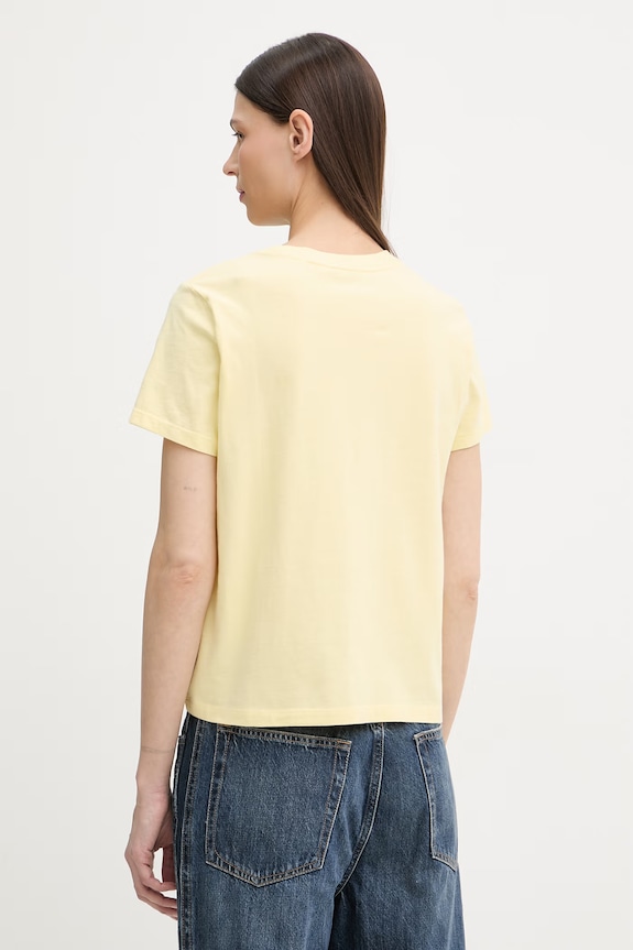 Oblečenie Levi's basic tričko dámske bavlnené T2 PERFECT 005J2 žltá